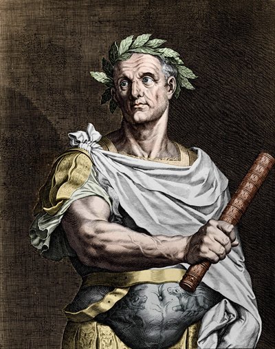 Giulio Cesare (101-44 a.C.), statista romano da Unknown artist
