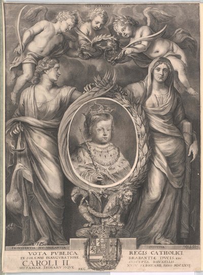 Re di Spagna Carlo II da Unknown artist