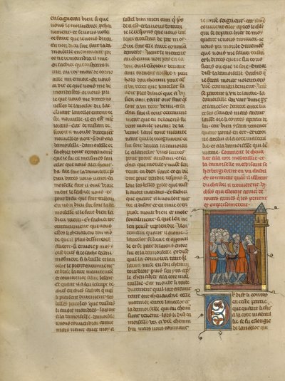 Il cavaliere della croce e Mesdisant imprigionato nel castello di Uter da Unknown artist