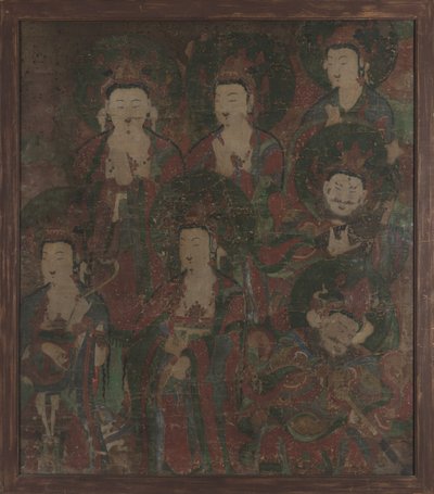 Pittura buddista coreana da Unknown artist