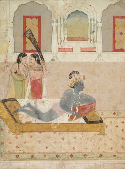 Krishna in attesa di Radha da Unknown artist