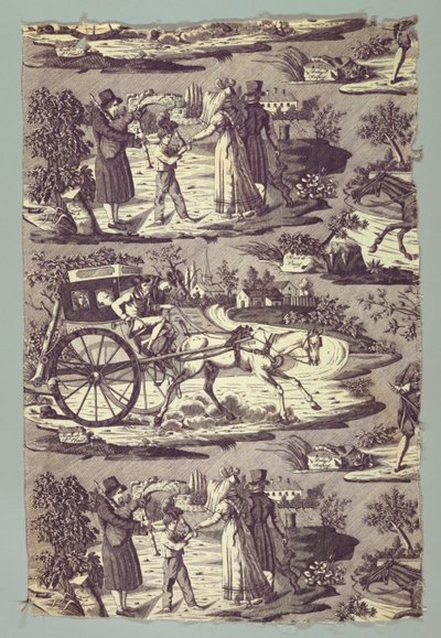 La strada di Poissy da Unknown artist