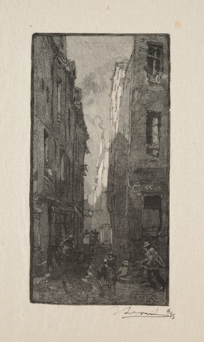 La Rue des Cordiers da Unknown artist