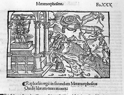 La caduta di Fetonte - in “Le Metamorfosi” di Ovidio da Unknown artist