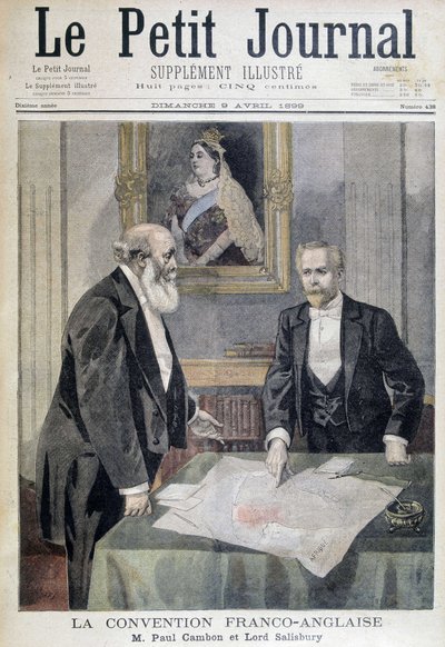 La convenzione franco-inglese: M. Paul Cambon e Lord Salisbury - in 