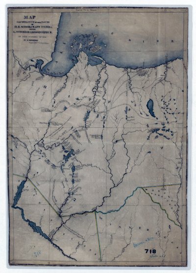 Lago Superiore e Mississippi da Unknown artist