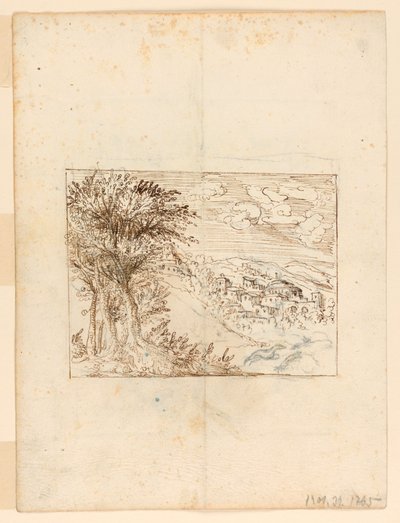 Paesaggio: verso: design grottesco da Unknown artist