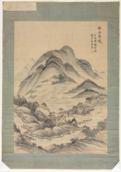 Paesaggio con ruscelli e montagne da Unknown artist