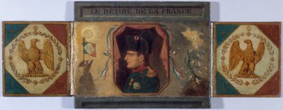 "Il Desiderato di Francia". Ritratto di Luigi XVIII e ritratto nascosto di Napoleone, circa 1815 da Unknown artist