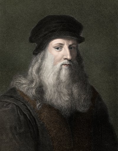 Leonardo Da Vinci (1452-1519) da Unknown artist