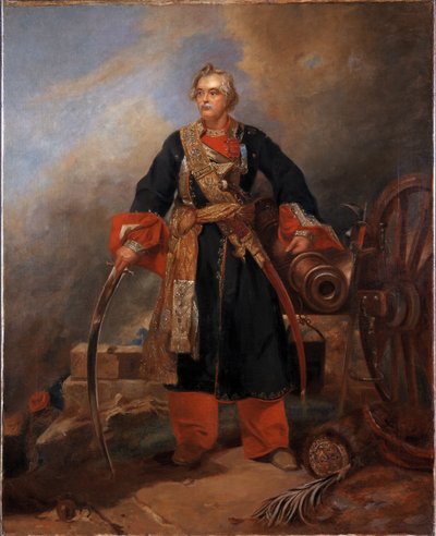 Tenente Generale Sir John Bennet Hearsey, 2ª Cavalleria Irregolare (Cavalleria di Gardner) del Bengala da Unknown artist