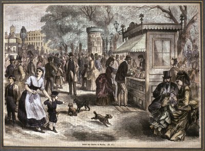 Vita a Berlino, seconda metà del XIX secolo da Unknown artist
