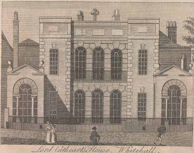 Casa di Lord Cathcart, Whitehall; pagina 58 (Volume Uno) da Unknown artist