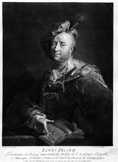 Louis Pecour da Unknown artist