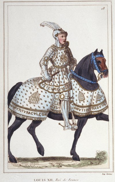 Luigi XII (1462 -1515), Re di Francia incisione del 1830 da Unknown artist