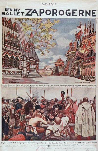 Teatro lirico: Gli Zaporoghi (Zaporogerne) - Opera Bibl. da Unknown artist