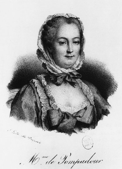 Madame de Pompadour, Jeanne Antoinette Poisson da Unknown artist