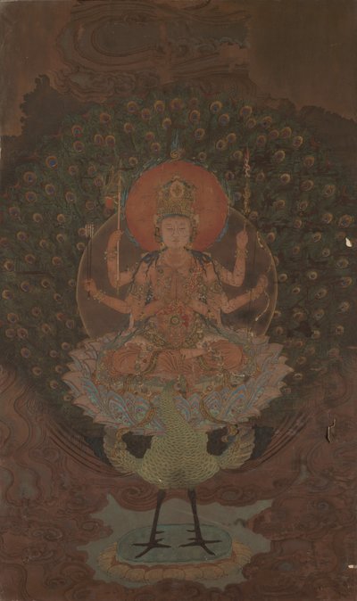 Mahamayuri (Kujaku Myoo) da Unknown artist