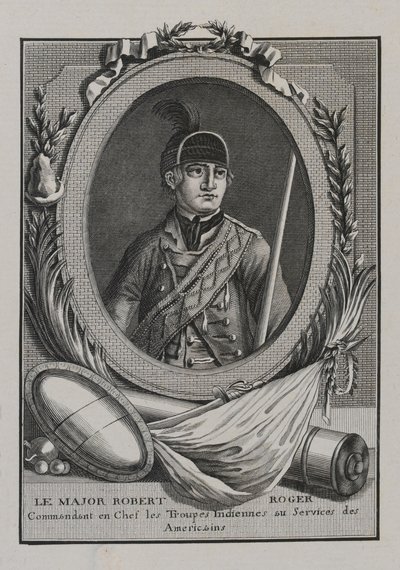 Maggiore Robert Rogers da Unknown artist