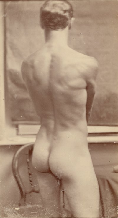 [Male nude study] da Unknown artist