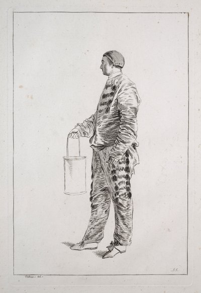 Uomo in Piedi da Unknown artist