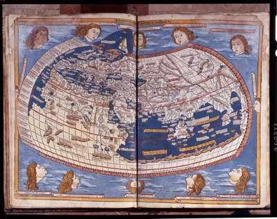 Mappa di Tolomeo pubblicata nel 1482 da Unknown artist