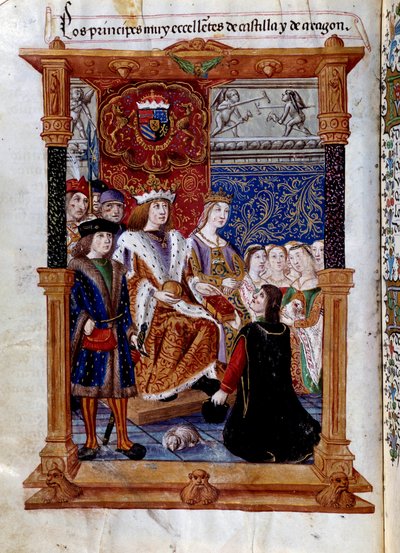 Marcuello presenta il suo libro a Ferdinando II d