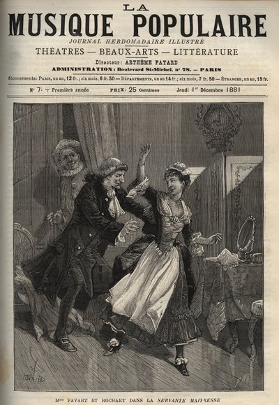 Marie Justine Benoite Duronceray, detta Madame Favart, e Rochart nella 