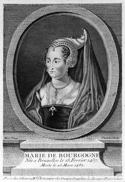 Maria di Borgogna, figlia di Carlo il Temerario e moglie di Massimiliano d