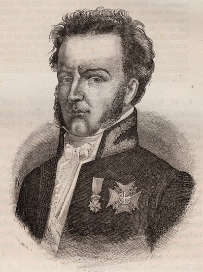 Martial de Guernon-Ranville, magistrato e politico francese - 1787 -1866 da Unknown artist