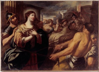 Martirio di Santa Lucia da Unknown artist