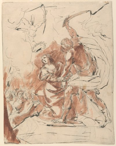 Martirio di una Santa da Unknown artist