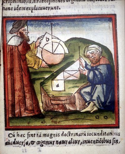 Matematici. Manoscritto del XV secolo da Unknown artist