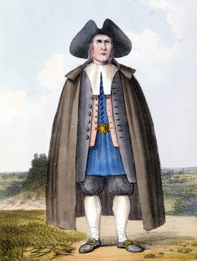 Membro della setta dei Quaccheri Riformati in Inghilterra alla fine del XVIII secolo da Unknown artist