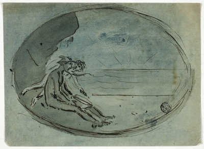 Mercurio che osserva il tramonto da Unknown artist
