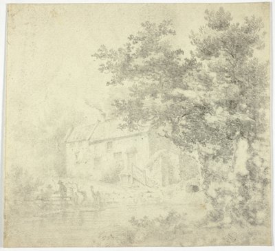 Mulino (recto); Albero (verso) da Unknown artist