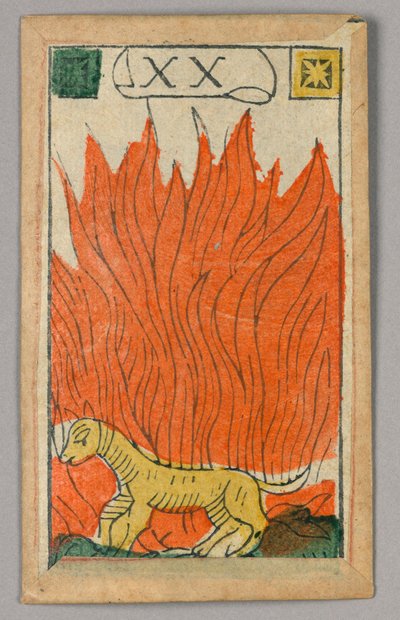 Carta da gioco Minchiate (Tarocchi) da Unknown artist