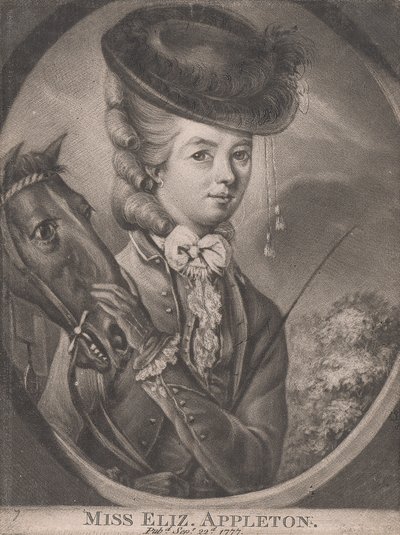 Miss Elizabeth Appleton da Unknown artist