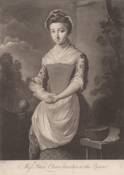Miss White, Stiratrice della Regina da Unknown artist