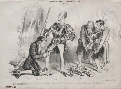 Moeurs Anglo-chevaleresques da Unknown artist