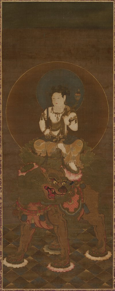 Monju con Cinque Chignon (Gokei Monju) da Unknown artist
