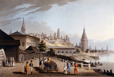 Mosca, il Cremlino. Illustrazione del XIX secolo da Unknown artist