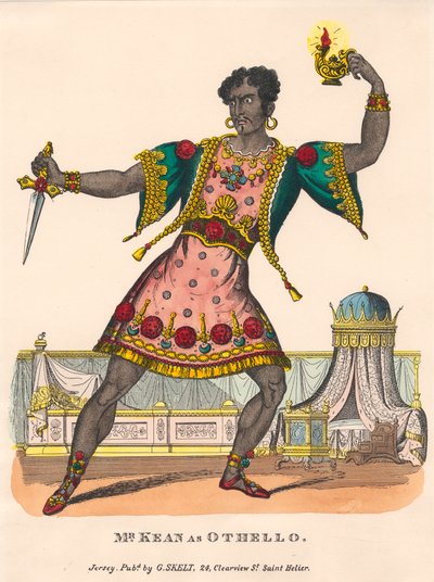 Mr. Kean come Otello da Unknown artist
