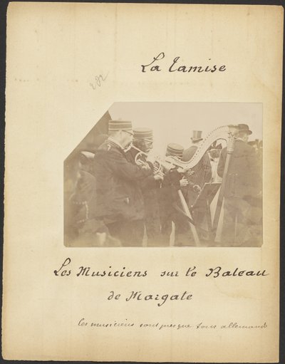 [Musicisti sulla nave da Margate] da Unknown artist