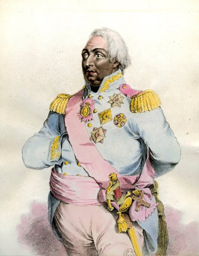 Ritratto di Mikhail Golenichtchev Kutuzov (1745-1813), principe di Smolensk e maresciallo russo. Incisione del XIX secolo da Unknown artist