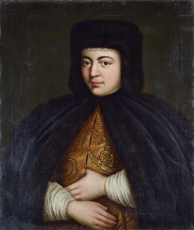 Ritratto della zarina Natalia Naryshkina da Unknown artist
