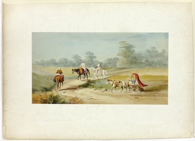 Nativo in viaggio in India da Unknown artist