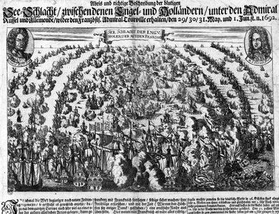 Battaglia navale di La Hougue (1692) che oppose l