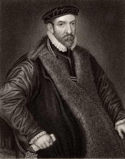 Nicholas Bacon (1509-1579) da Unknown artist