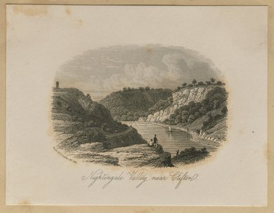 Nightingale Valley, vicino a Clifton da Unknown artist